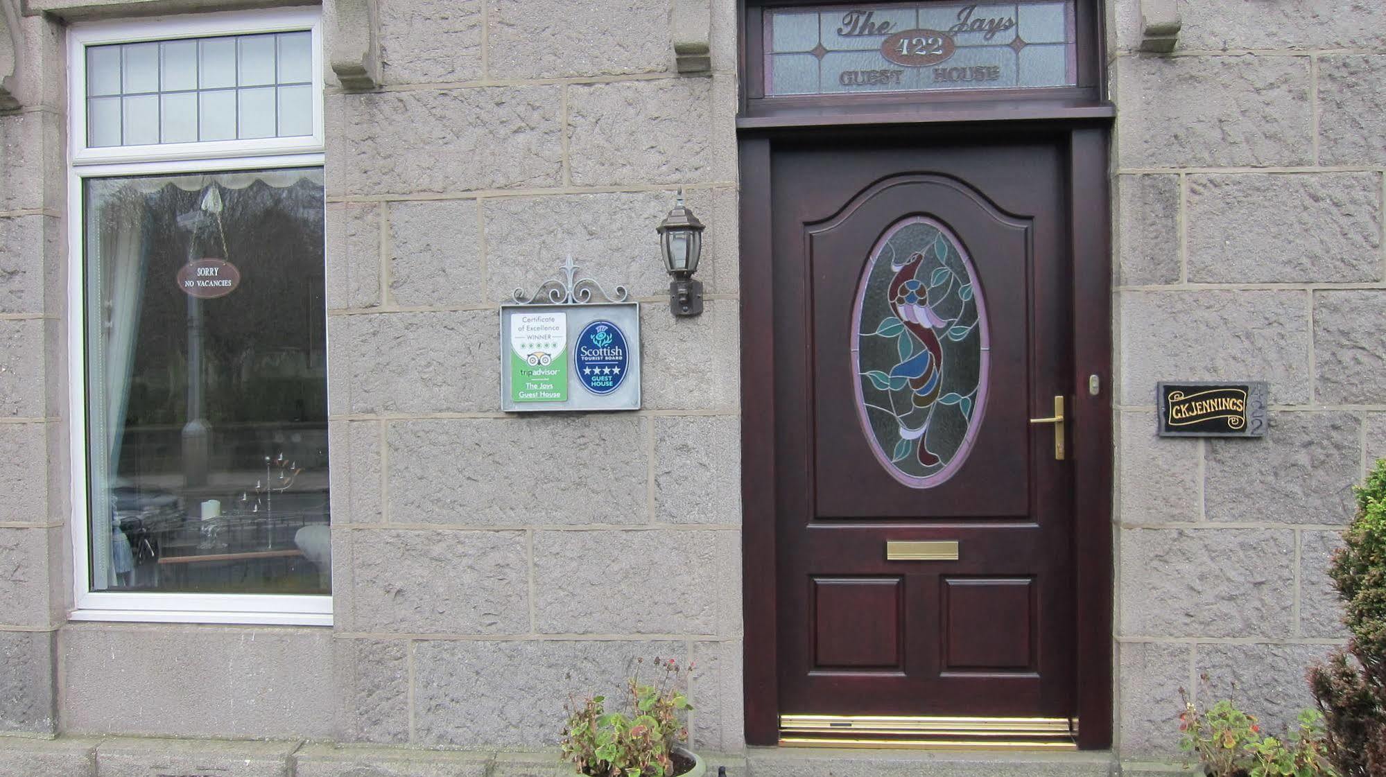 The Jays Guest House Aberdeen Exterior foto